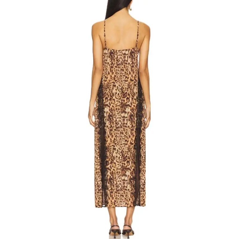 ALLSAINTS Slip Dress Women's Brown-1