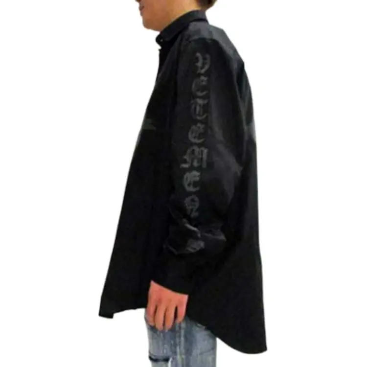 Vetements Shirts Men Black-3