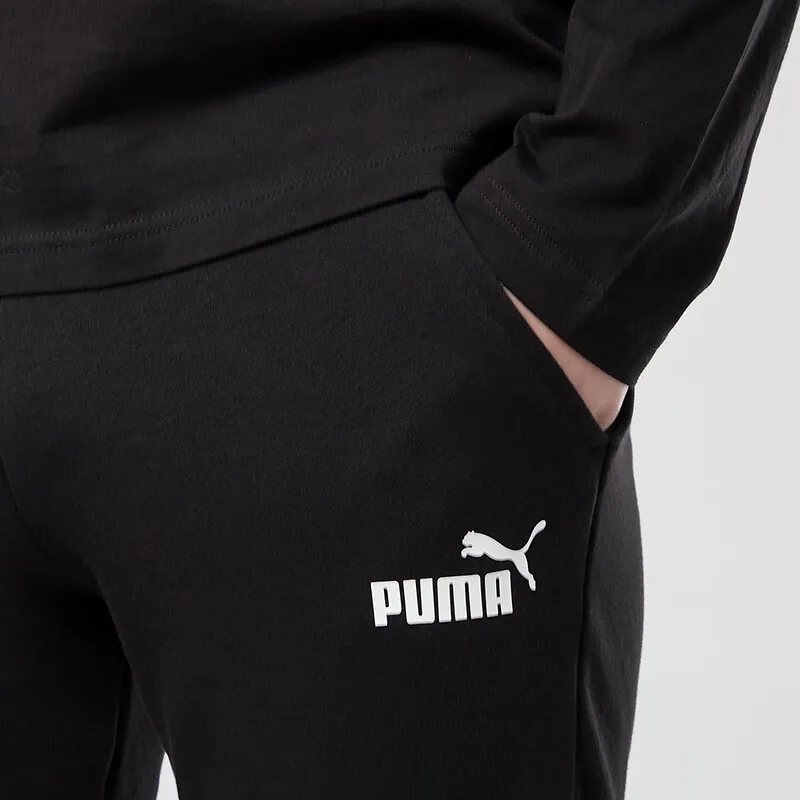 PUMA Knitted Sweatpants Men's Black-6