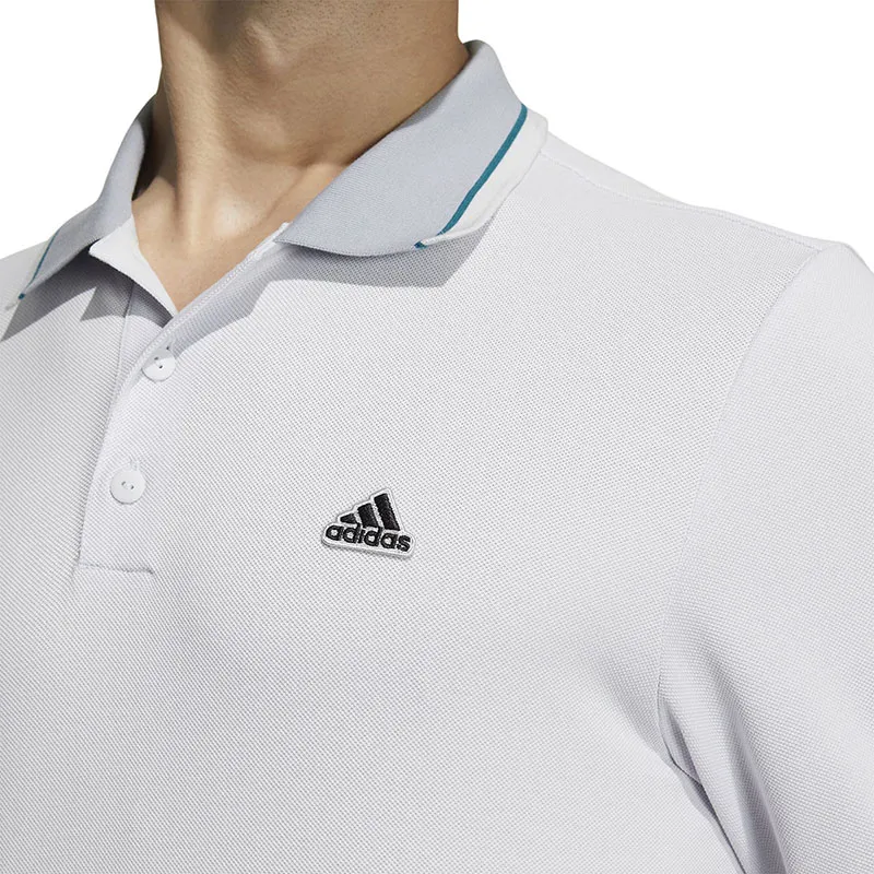 Adidas Polo Shirts Men White-4