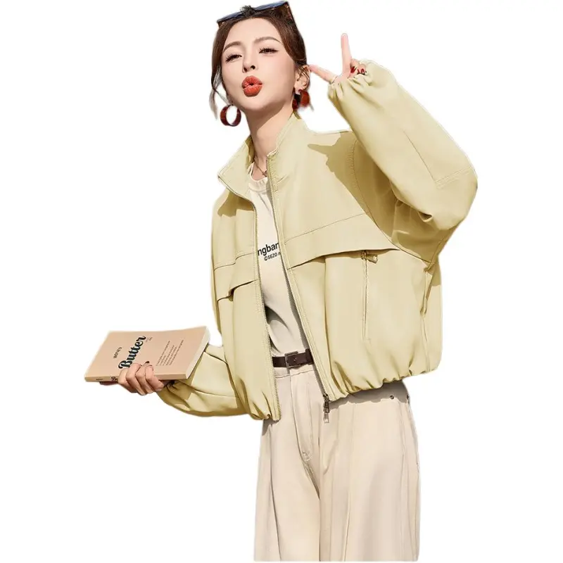 Fele.d Leather Jackets Women's-3