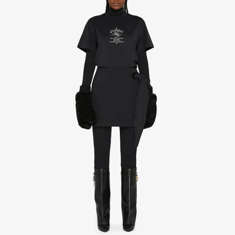 Givenchy Mmw Crest Logo Tee 'Black'-1