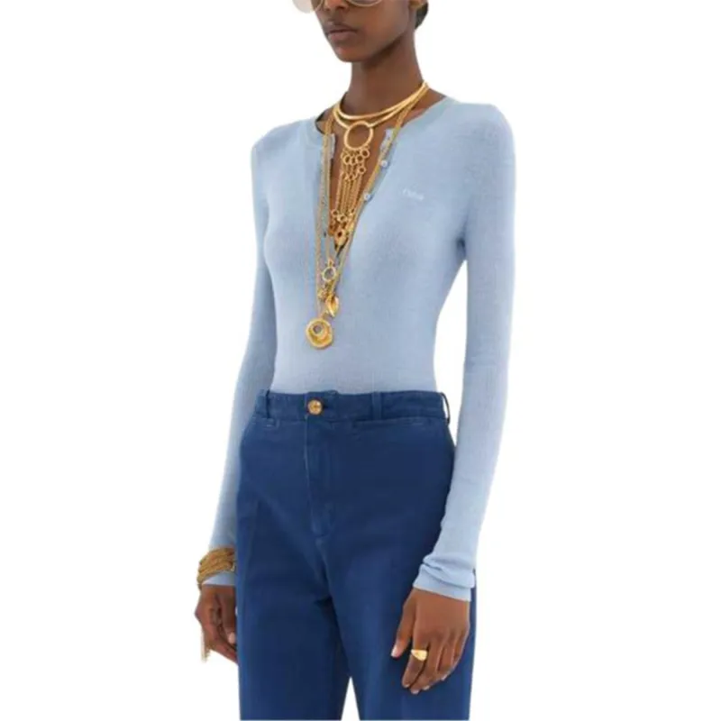 Chloé Knitted Henley Shirt-3