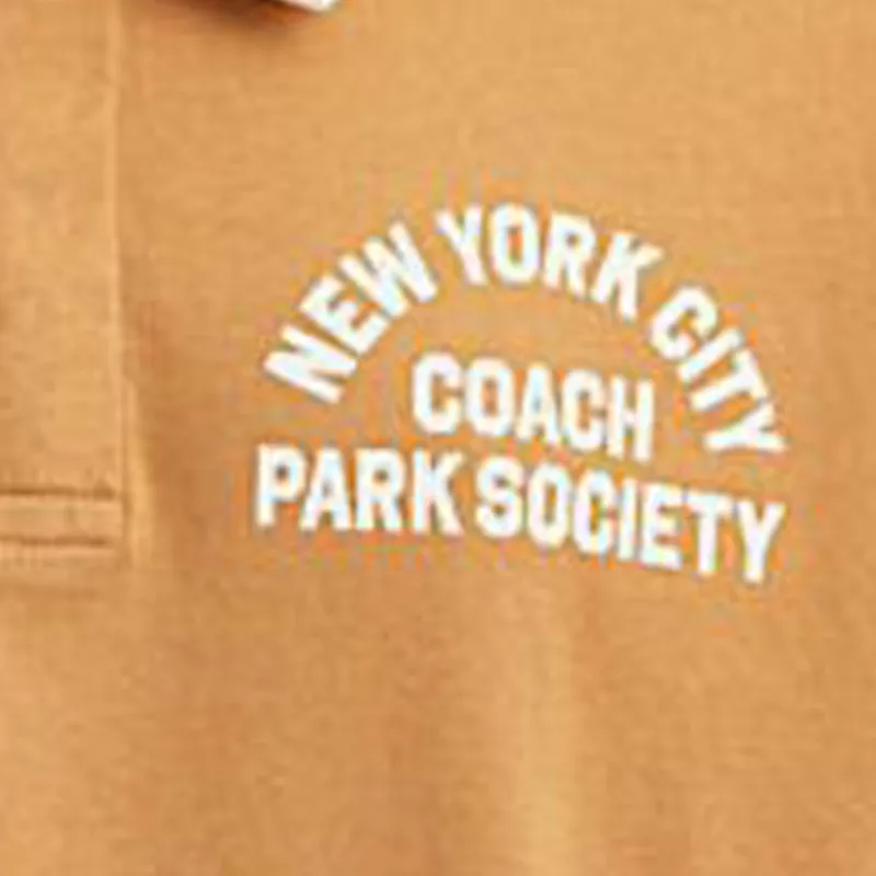 COACH SS24 Polo Shirt Men's Light Brown-7