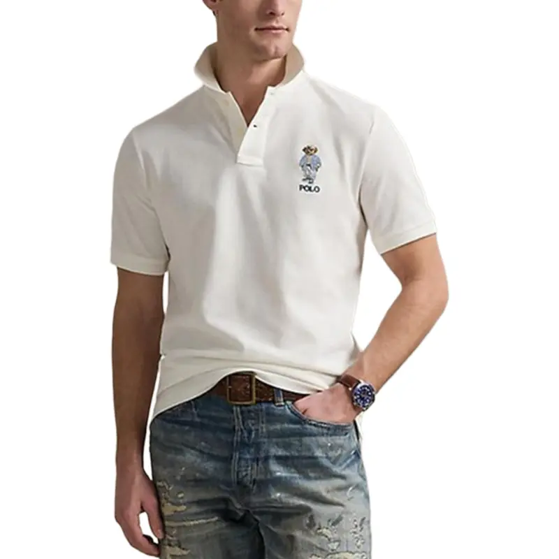 Ralph Lauren Polo Shirt Men's White-3