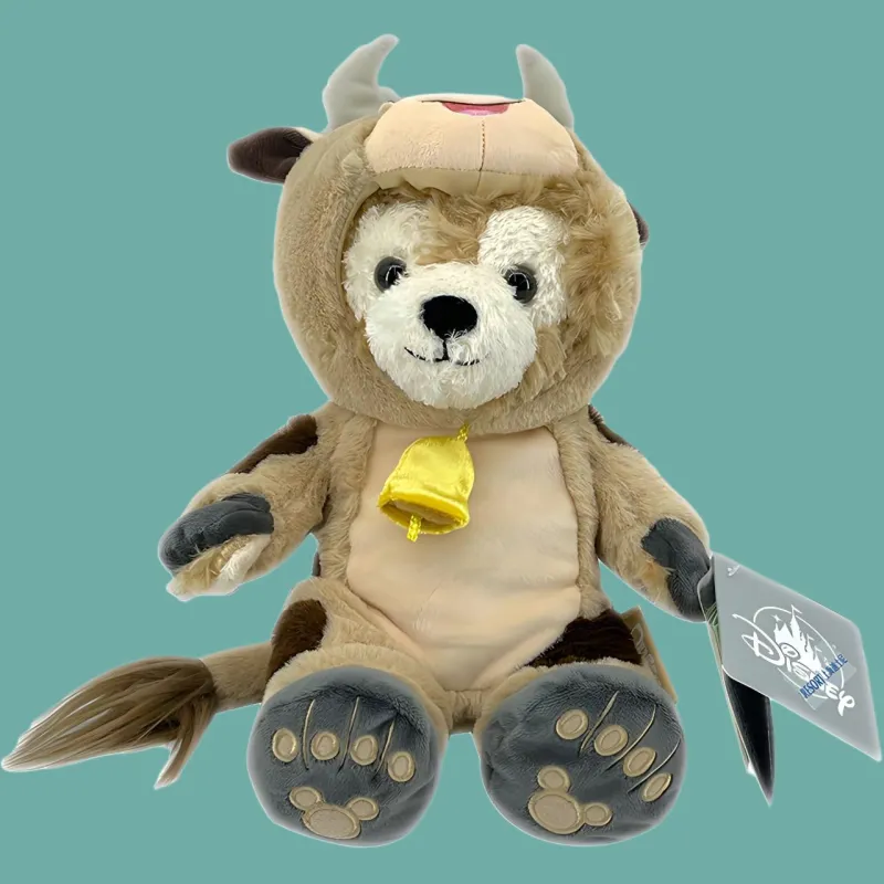 Disney Cow Duffy Compatible For Above 3 Years Old Audience Dolls Plush Doll Medium Size Height Shanghai Disney-3