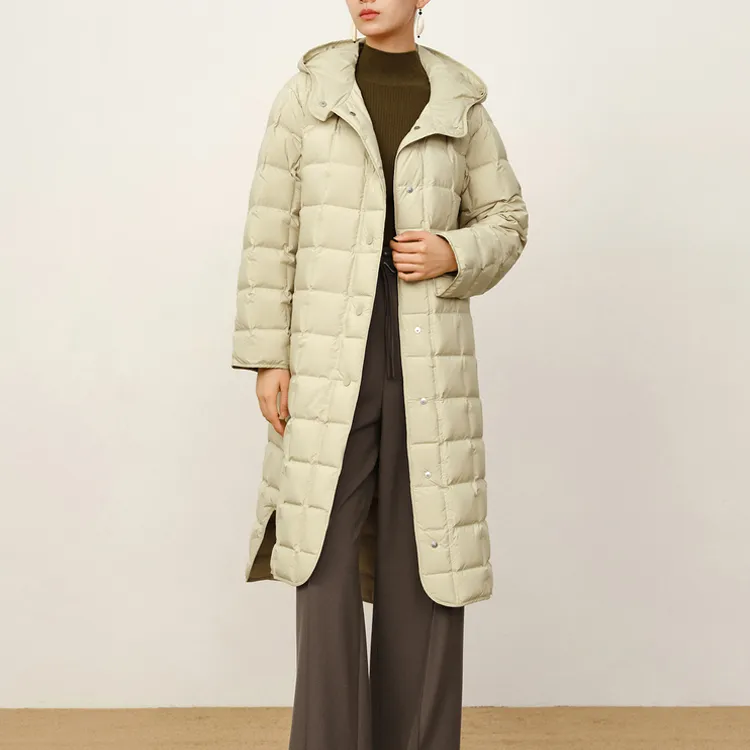 JZ Juzui Down Jacket Women's Yellow Green-1