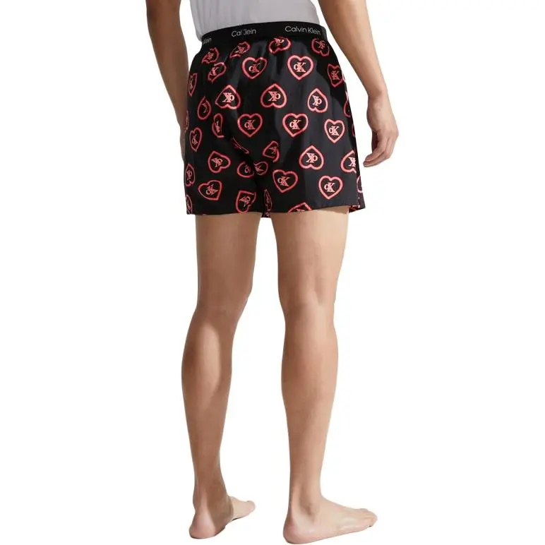 CALVIN KLEIN Underpants Men's 1 Pack Black Neon Heart-4