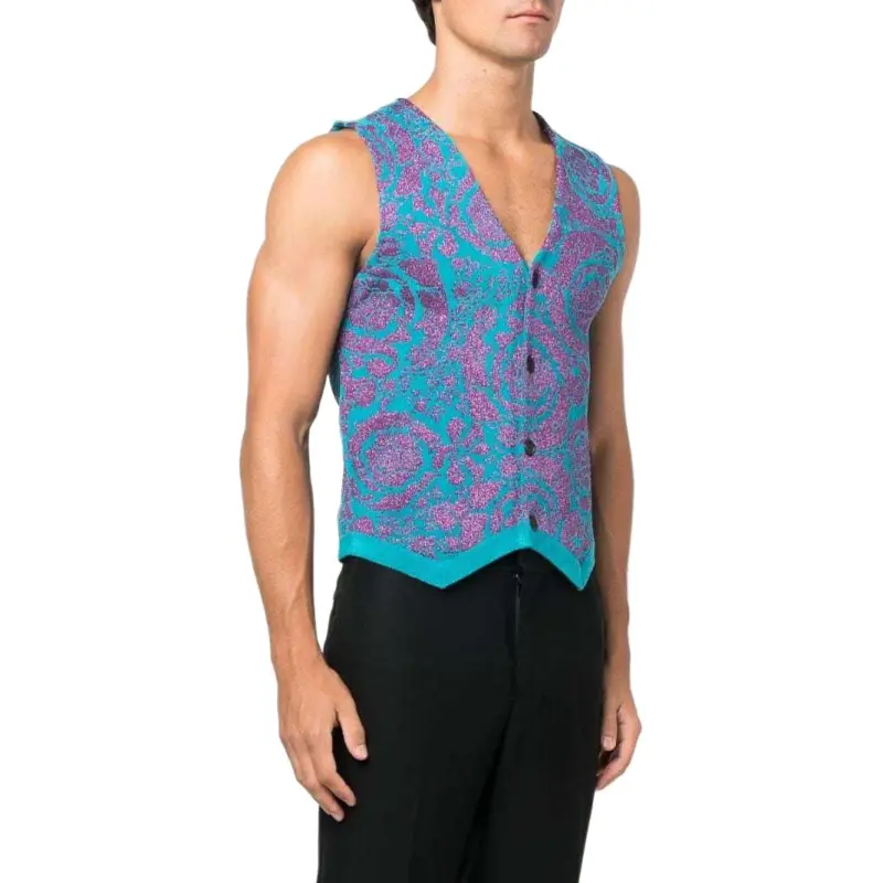 VERSACE FW22 Vest Men's Multicolor-3