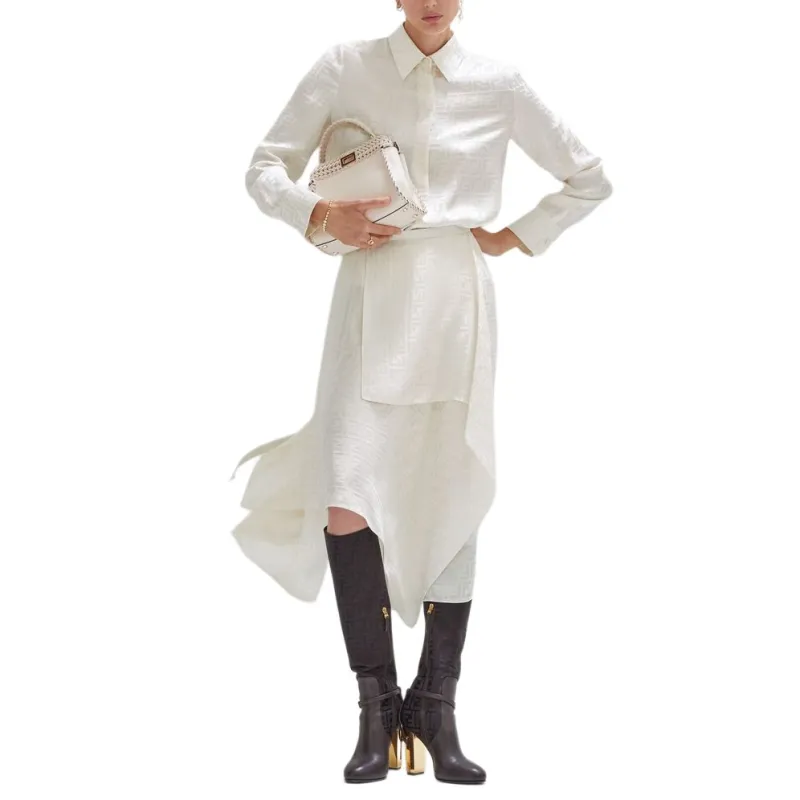 FENDI Shirts Women's White-2