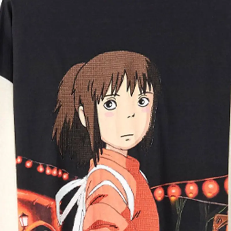 LOEWE Spirited Away T Shirts Women's Black-3