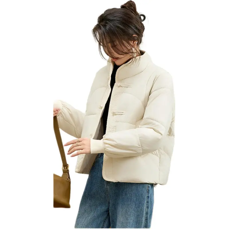 CARBAMMI Puffer Jacket Women's Ecru-1
