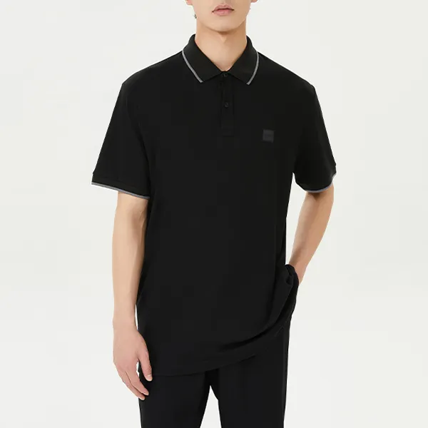 HUGO BOSS Logo Embroidered Polo Shirt-2