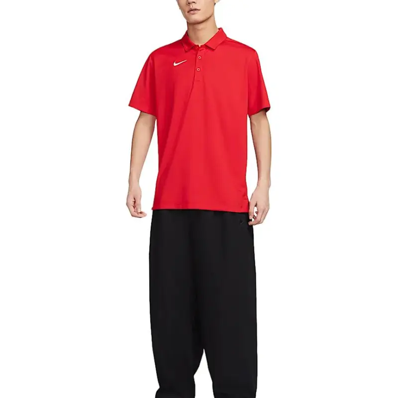 Nike Dri Fit Polo Shirt Men's University Red-1