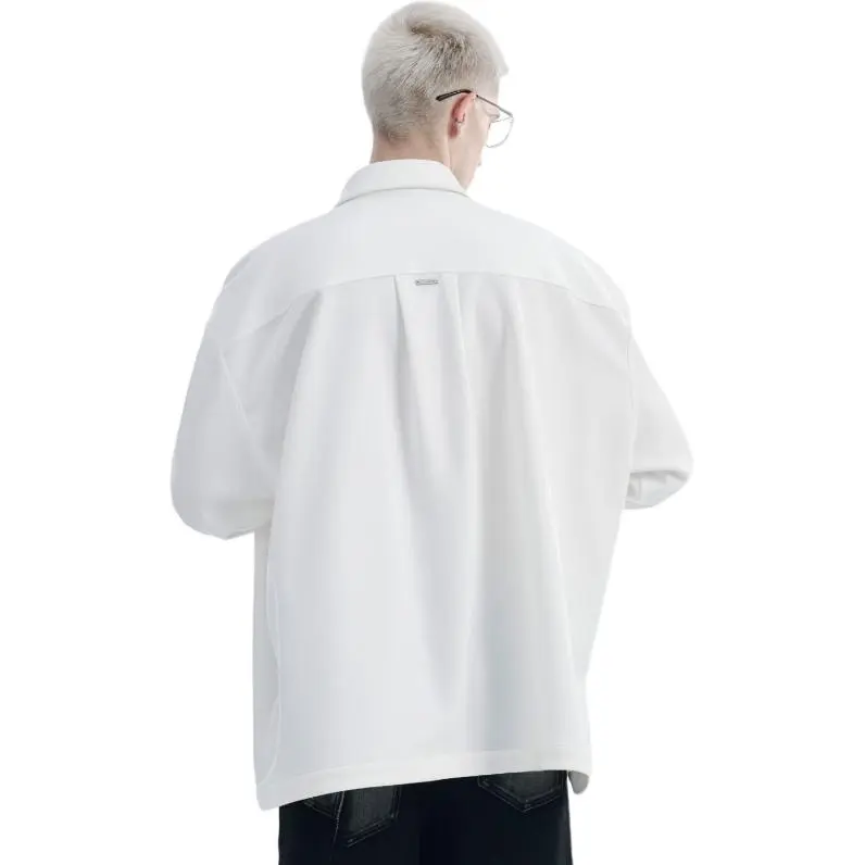 TIWILLTANG Shirt Unisex Morning Mist White-3