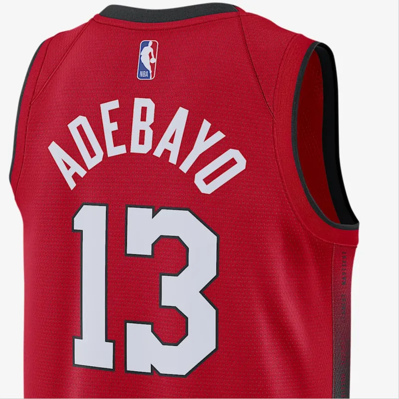 Nike Bam Adebayo Miami Heat 2024/25 City Edition Men's Nike Dri FIT Nba Swingman Jersey-3