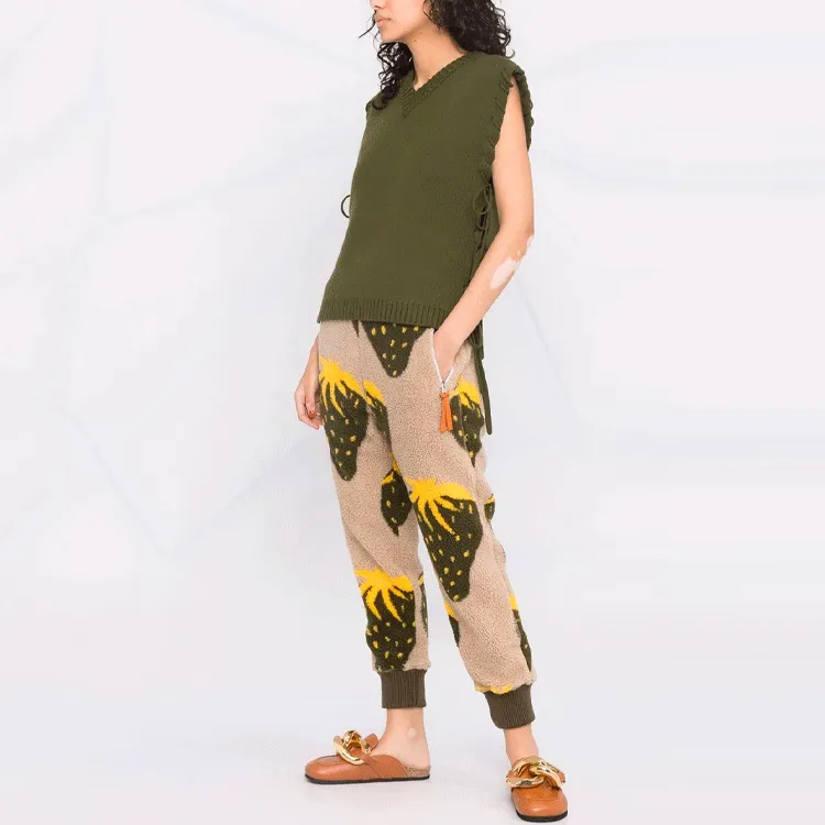JW Anderson Sports Pants Women's Brown-2