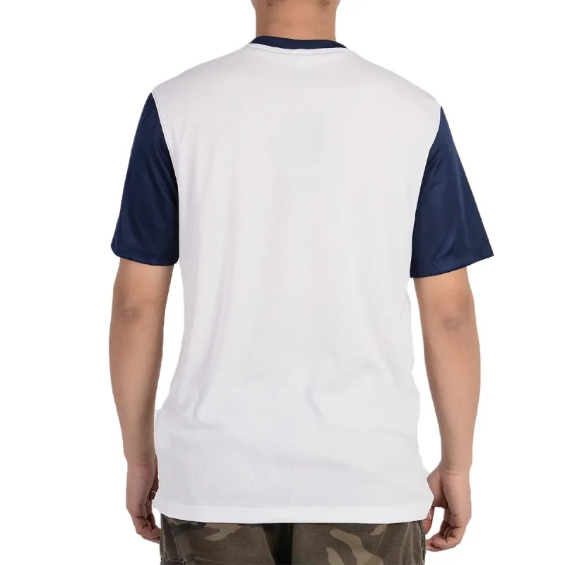 Nike Dri Fit T Shirt Men's White/Navy Blue-3