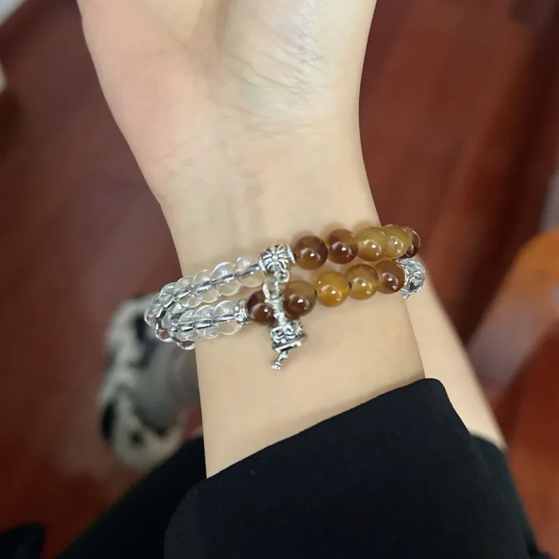 Mù Shàng Yún Yě Colored Glaze Bracelets Unisex-2