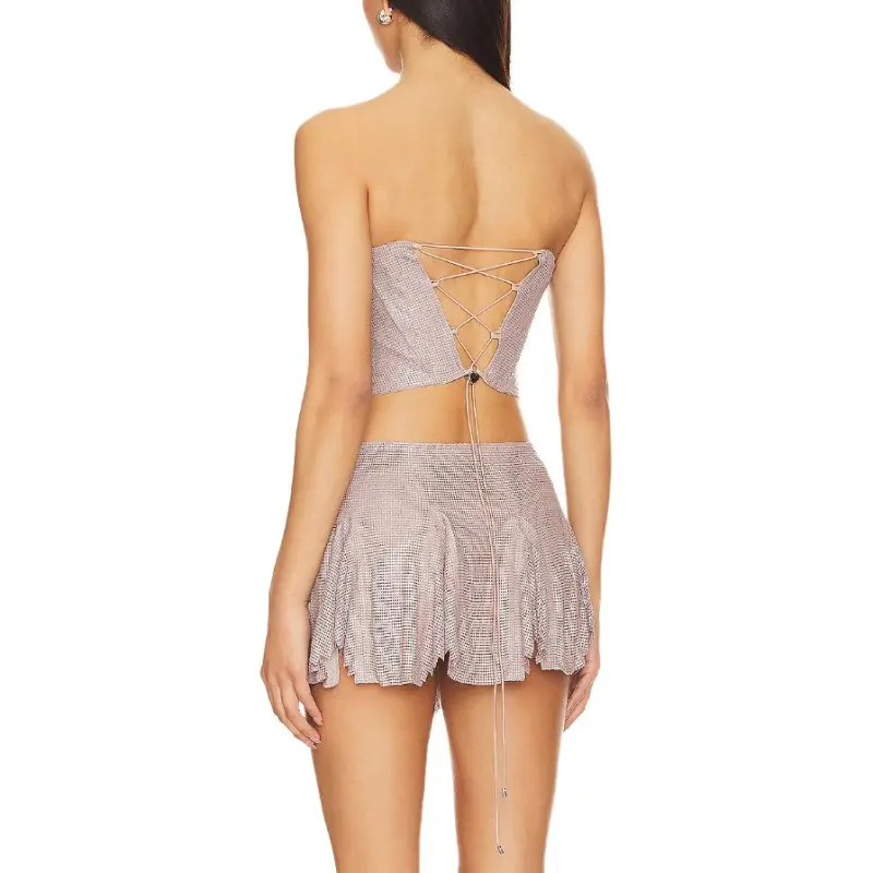 POSTER GIRL Strapless Top Women's Pink-2
