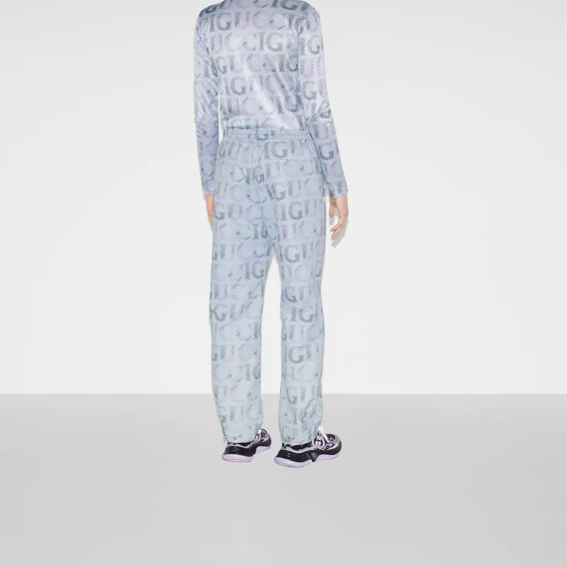 GUCCI Allover Printed Drawstring Trousers-4