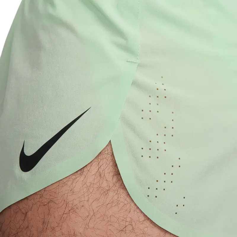 Nike AeroSwift Sports Shorts Men's Green Yellow-3