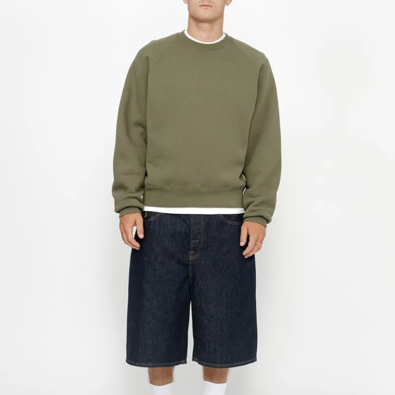 Stussy Fleece Raglan Crew-11