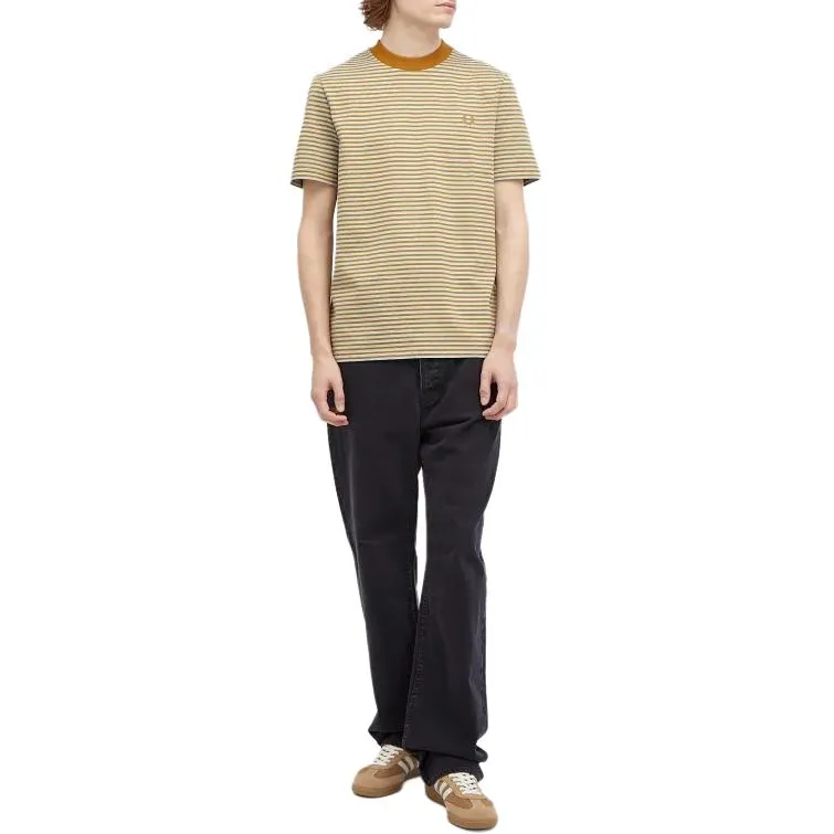 FRED PERRY Strip Cotton T shirt-1
