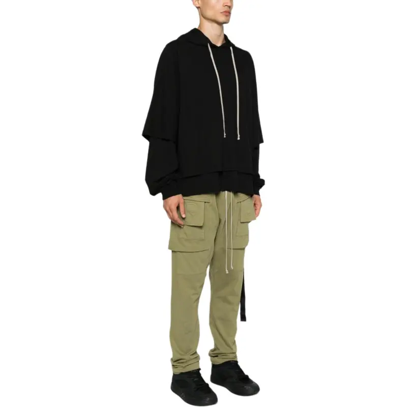 Rick Owens DRKSHDW Hustler Organic Cotton Hoodie-2