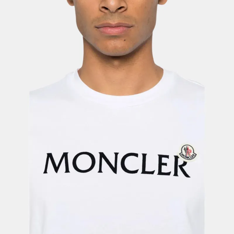 Moncler Logo Detailed Crewneck T Shirt-3