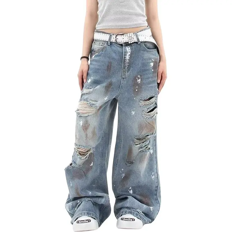 Concubine Zhu Jeans Women's Blue-2