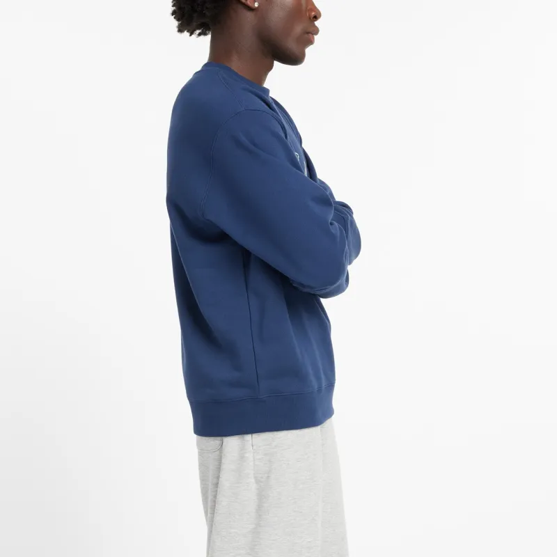 New Balance Graphic Collection French Terry Sweat Crew Sweatshirt Men's Marine Blue-3