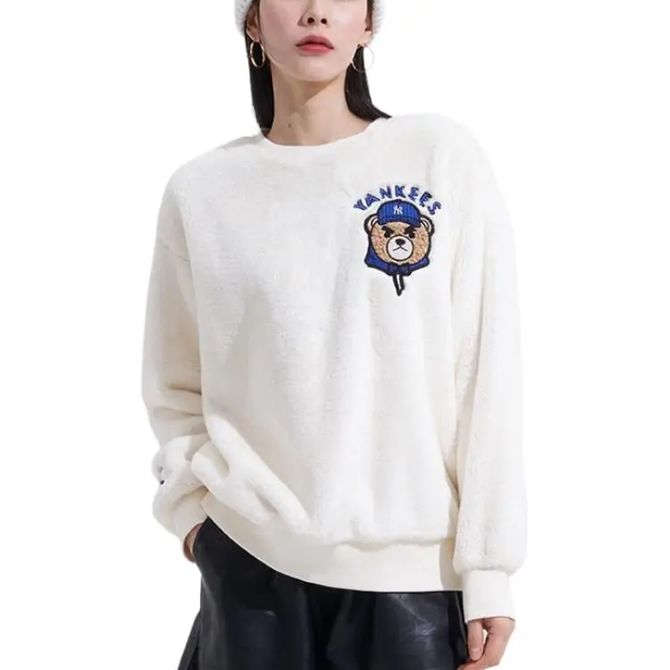 MLB Sweatshirts Unisex Cream-3