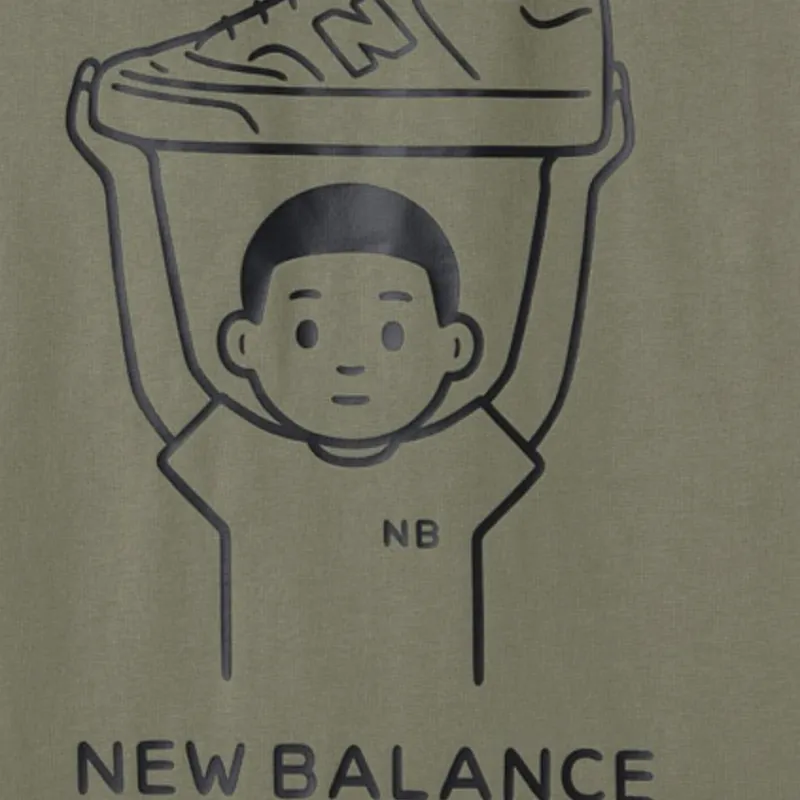New Balance x Noritake Collection T Shirt Unisex Army Green-3
