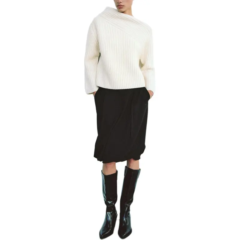ZARA Sweater Women's Natural Color-3