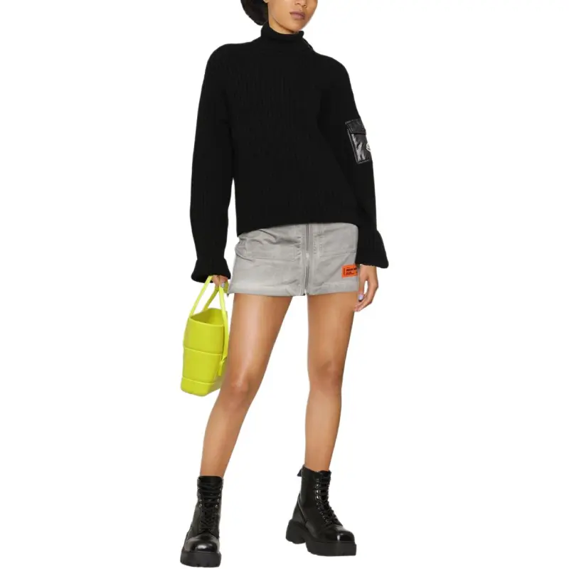 Moncler Cashmere Sweaters Women's Black-1