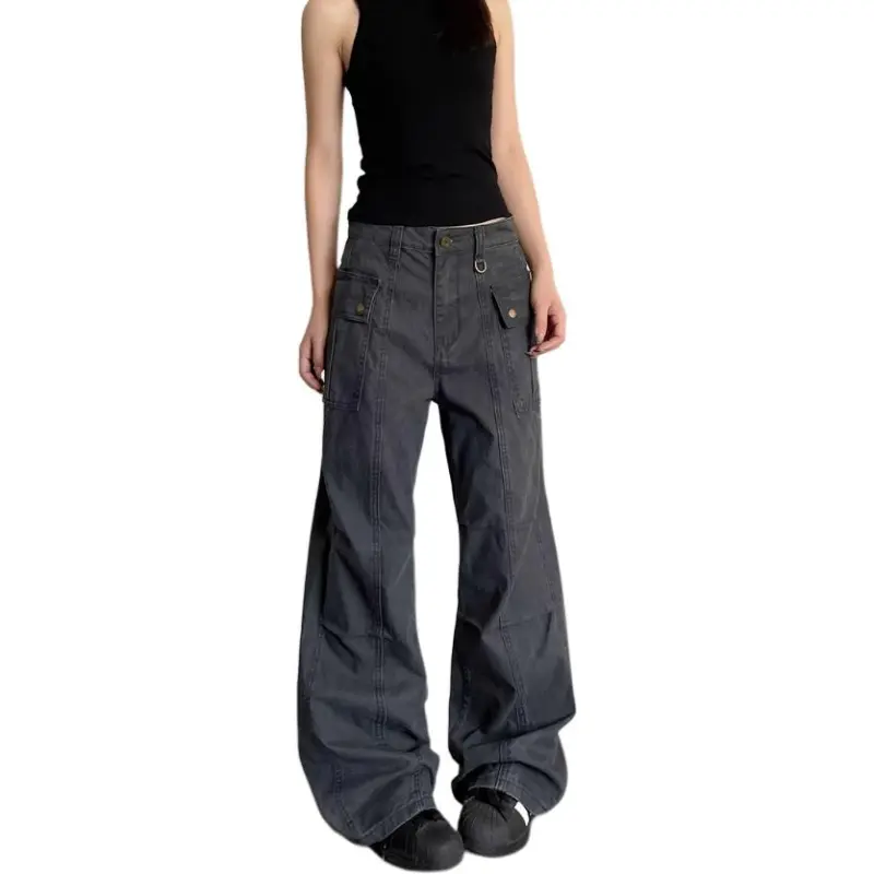 Concubine Zhu Jeans Unisex Gray-2