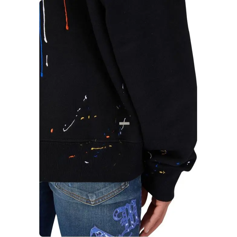 AMIRI Embroidered Paint Drip Core Logo Hoodie-4