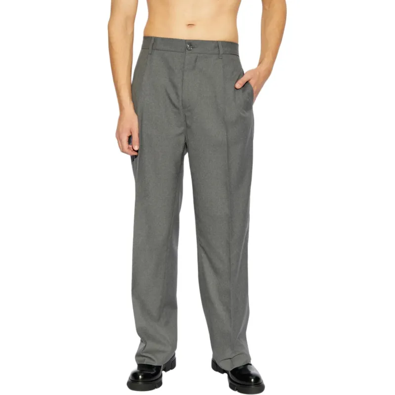 MARNI Pleat Straight Leg Trousers-2