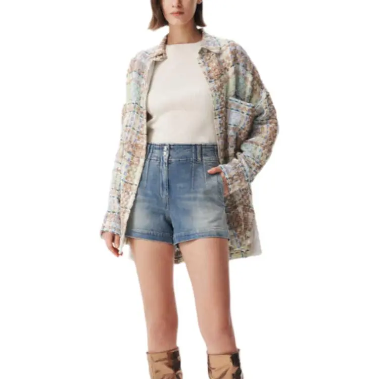 IRO NIGHT Maryse Plaid Shirt-3