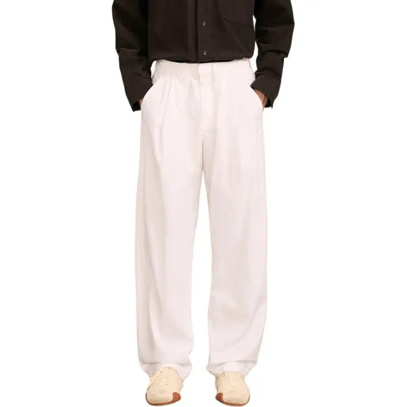 CROQUIS Jeans Men's White Denim-4
