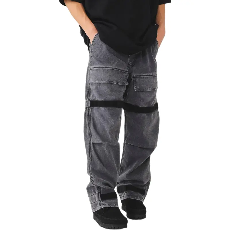 Beams Casual Pants Men Black-3