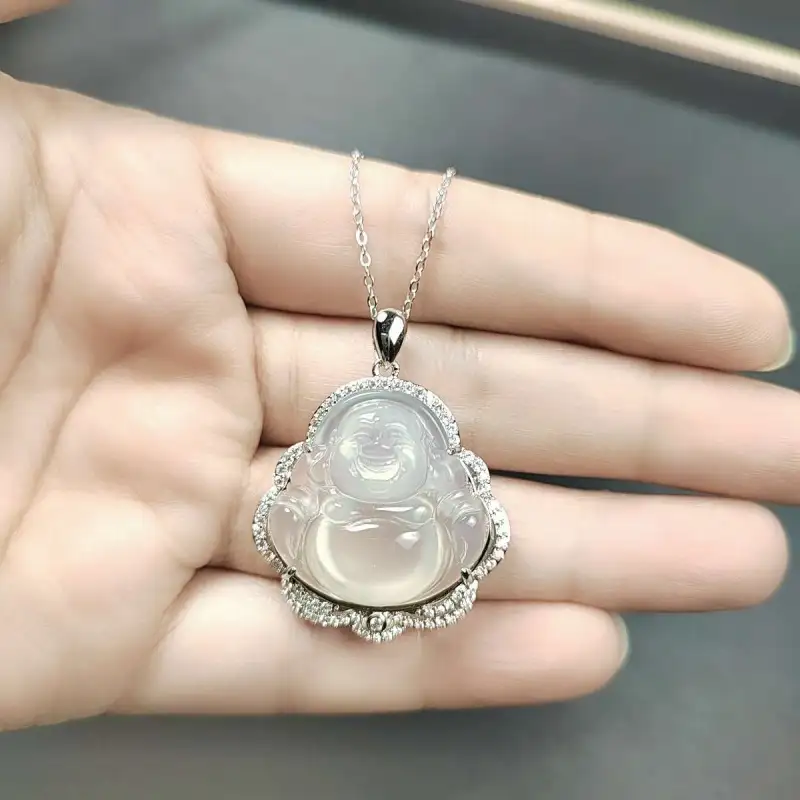 Gifts Chalcedony Necklaces Unisex-7