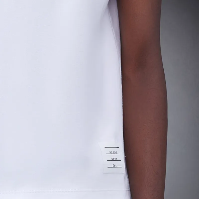 THOM BROWNE Milan Striped Crewneck T Shirt-3