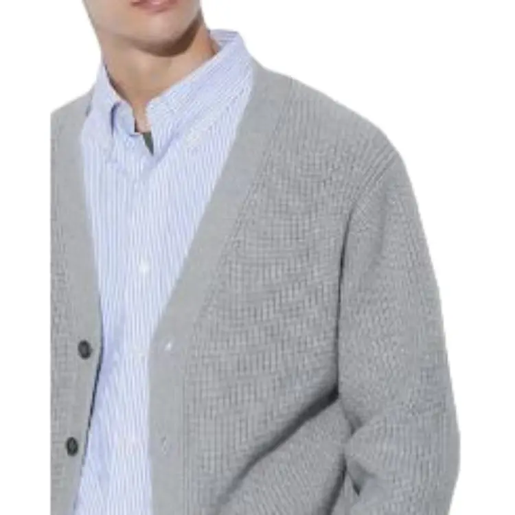 UNIQLO Knitwear Men Gray-3