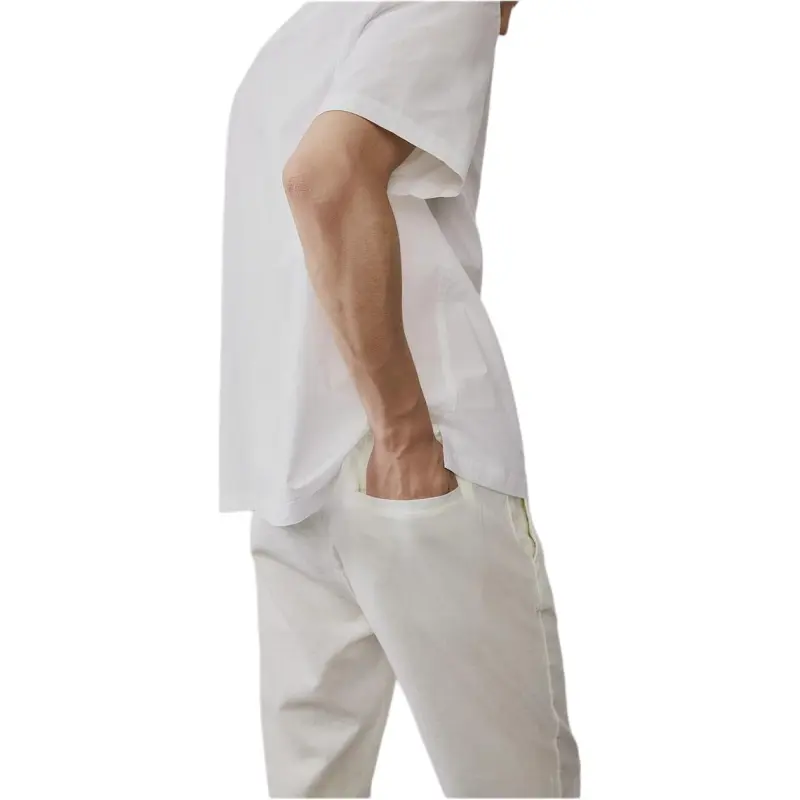 H&M Casual Pants Men White-2