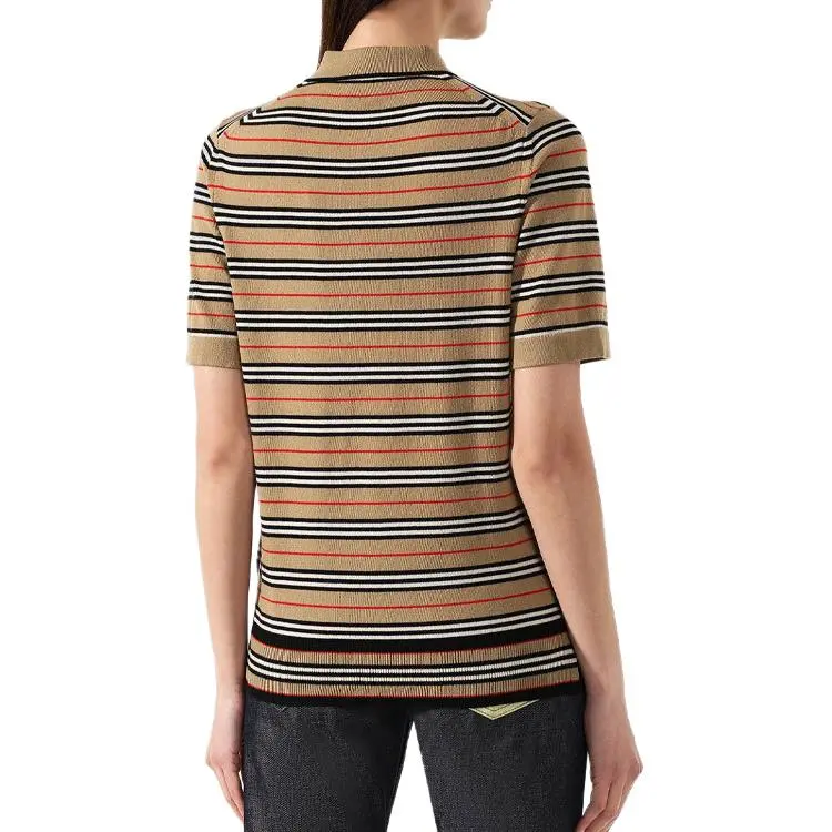 Burberry Polo Shirt Women's Brown-3