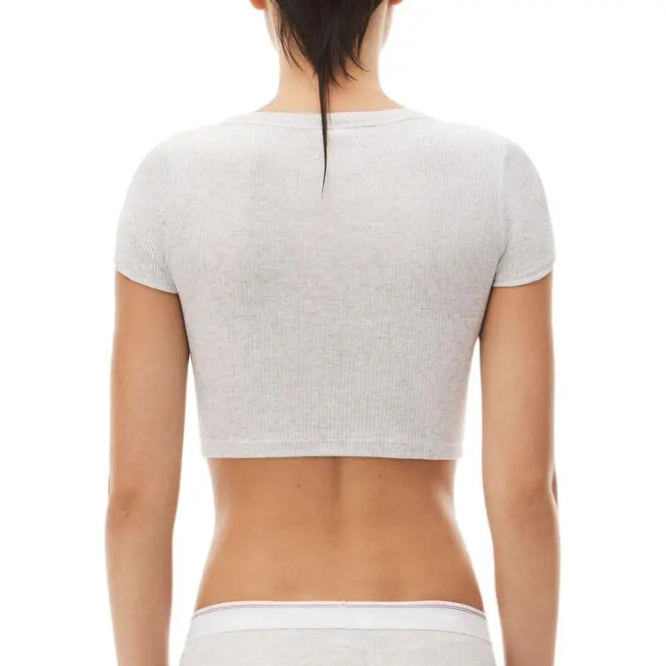 Alexander Wang Crop Tops Women's Gray-3