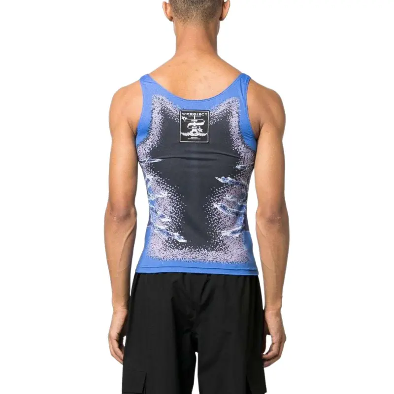 Y/Project Whisker Printed Sleeveless Tank Top-2