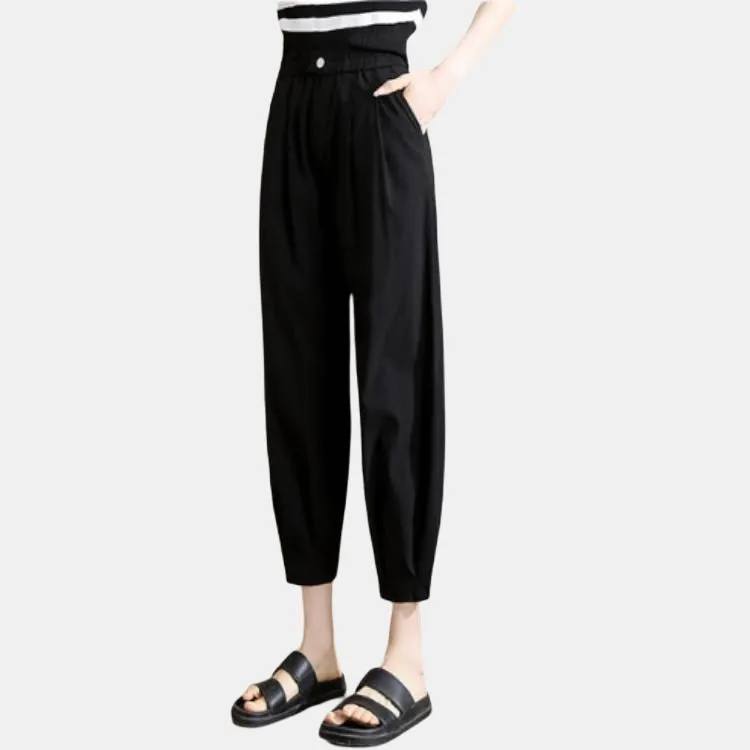 TERRE BLEUE Casual Pants Women's Black-5